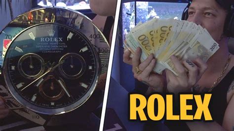 Originale XXL Rolex 12.000€ im Casino gewonnen  